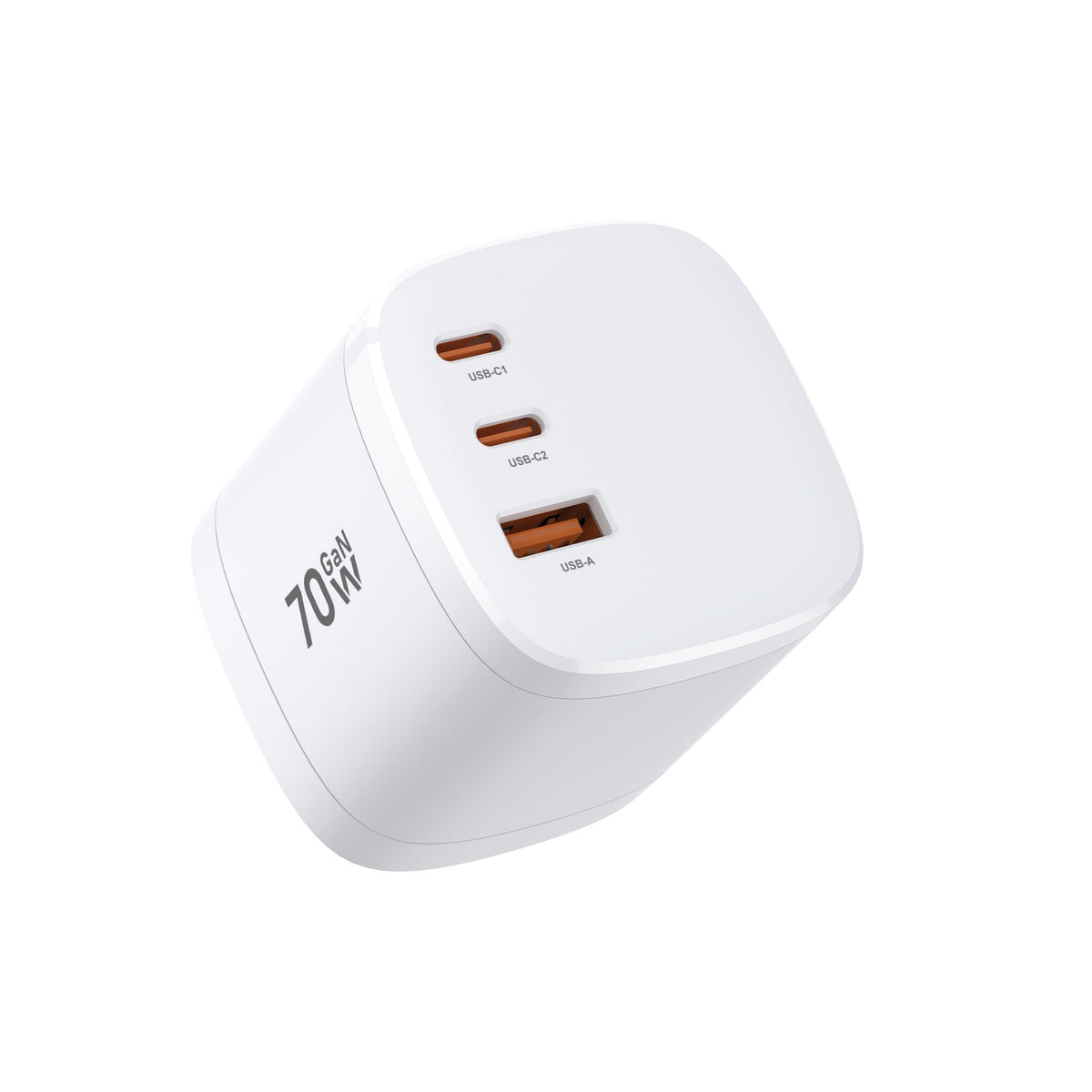 Mukiya 360° Rotating 4-in-1 Universal Travel Charger | 70W GaN One Turn. Power Anywhere. Ready for iPhone 18 Pro.