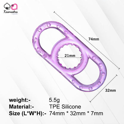 Silicone Penis Ring for Men from Kaamastra