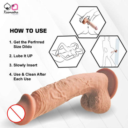 Silicon women realistic dildo