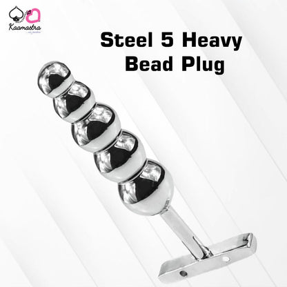 Beaded anal plug on Kaamastra ANL Plug