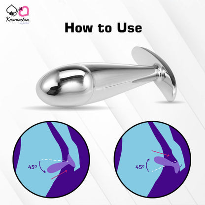 Kaamastra Anal Plug usage guide - Simple pleasure steps